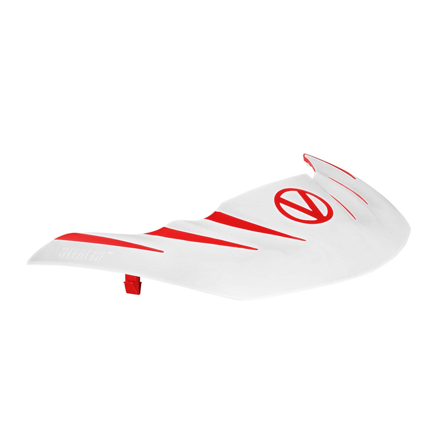 Virtue VIO Stealth Visor - Red/White