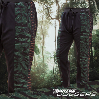 Virtue Jogger Pants - Tigerstripe - Bullets / Black