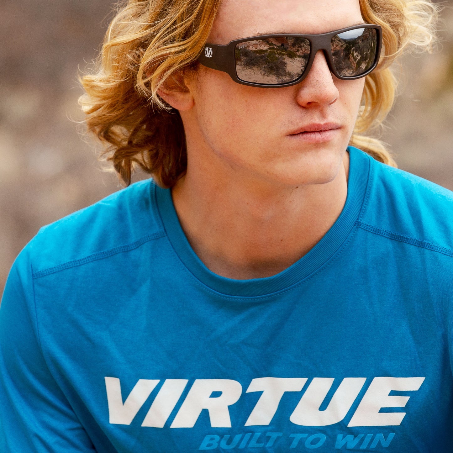 Virtue V-Guard Polarized Sunglasses - Stealth Grey Mirror