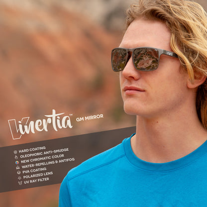 Virtue V-Inertia Polarized Sunglasses - Gunmetal Mirror